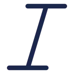 Text Italic SVG Icon